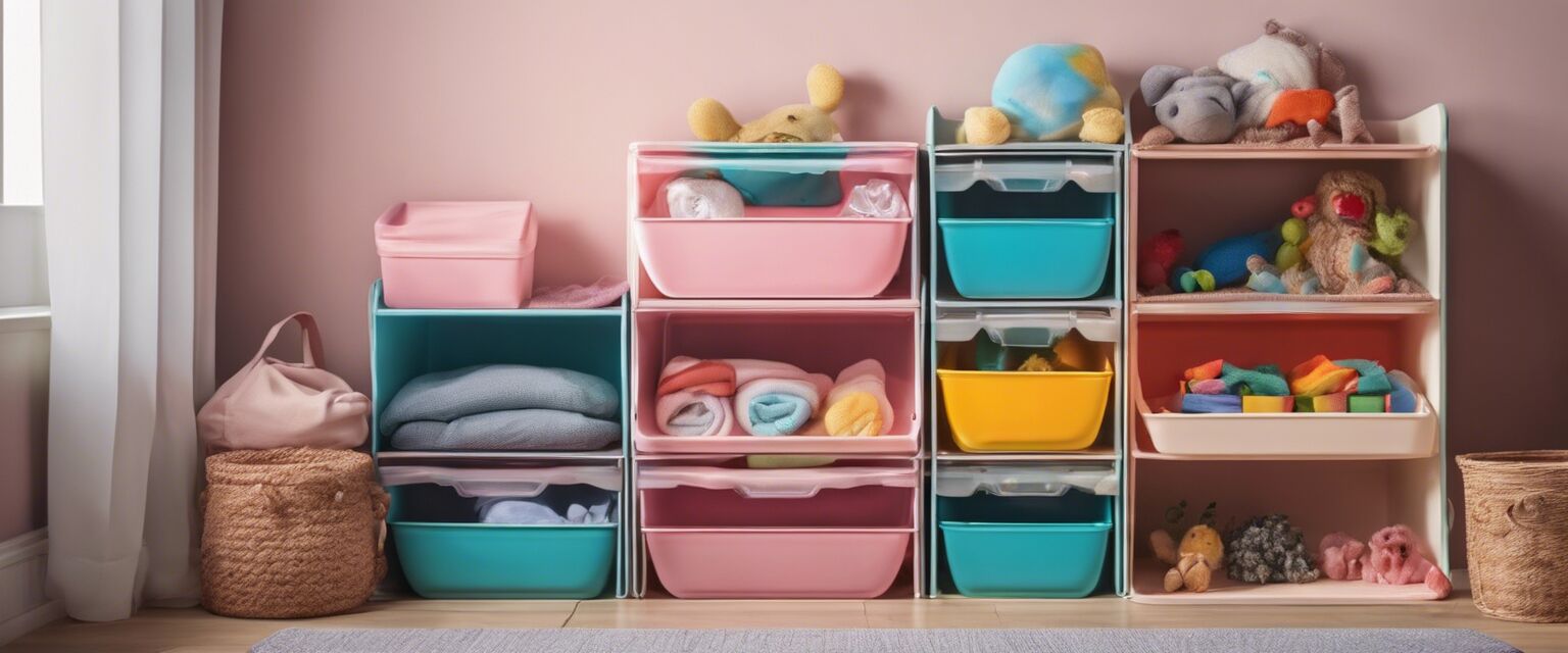 Kids Storage Bins by Material